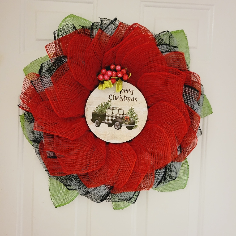Merry Christmas Wreath